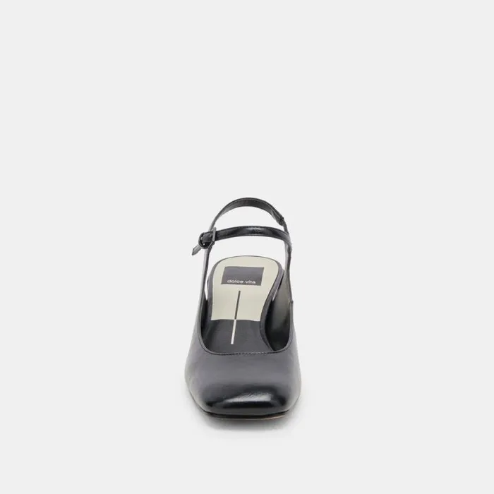 Dolce Vita Maggi Heels Midnight Crinkle Patent Women Heels
