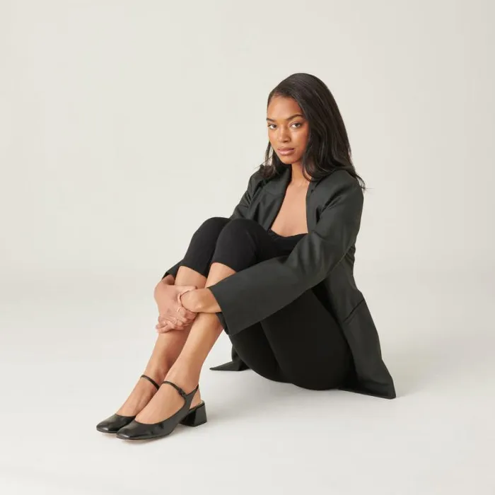 Dolce Vita Maggi Heels Midnight Crinkle Patent Women Heels