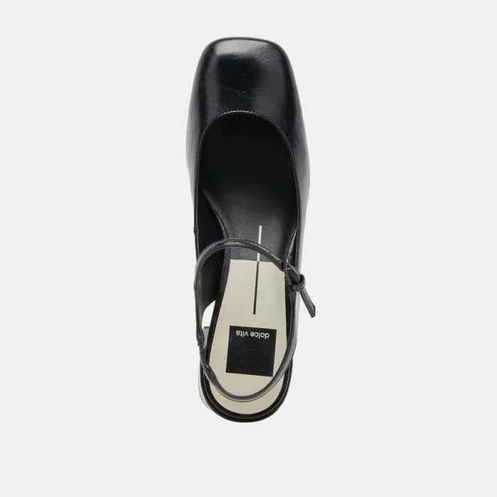 Dolce Vita Maggi Heels Midnight Crinkle Patent Women Heels