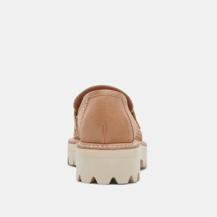 Dolce Vita Malila Loafers Toffee Nubuck Women Flats and Loafers