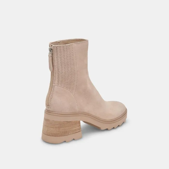Dolce Vita Martey H2O Boots Taupe Suede Women Boots and Booties
