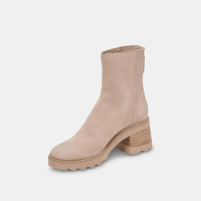 Dolce Vita Martey H2O Boots Taupe Suede Women Boots and Booties