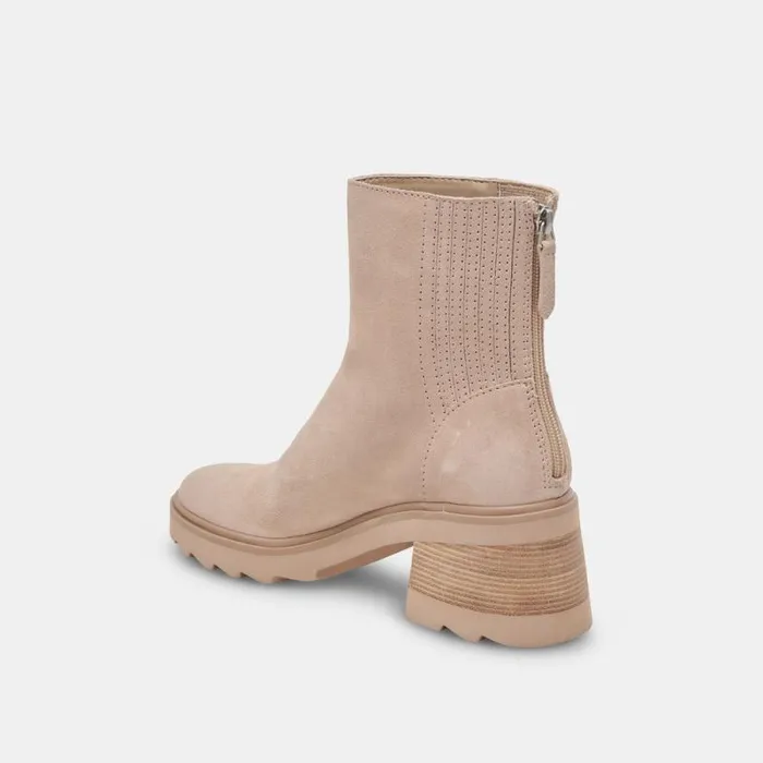 Dolce Vita Martey H2O Boots Taupe Suede Women Boots and Booties