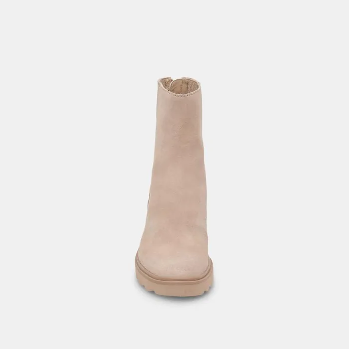 Dolce Vita Martey H2O Boots Taupe Suede Women Boots and Booties
