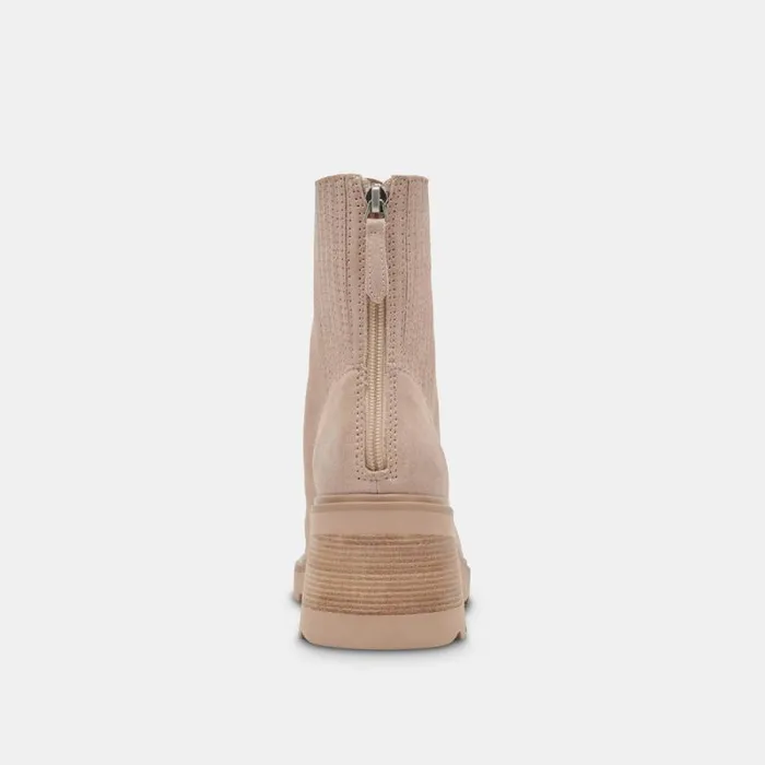Dolce Vita Martey H2O Boots Taupe Suede Women Boots and Booties