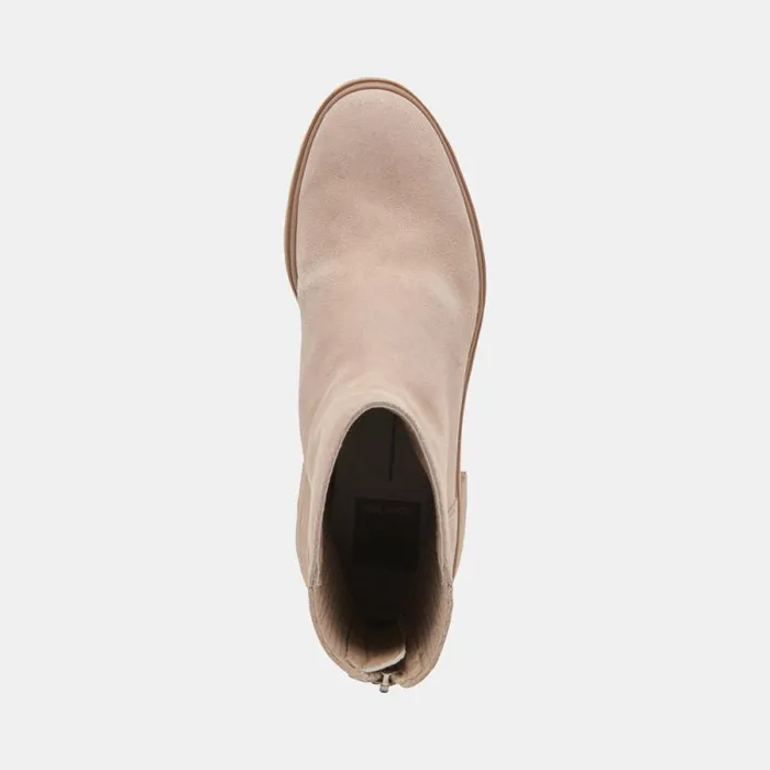 Dolce Vita Martey H2O Boots Taupe Suede Women Boots and Booties