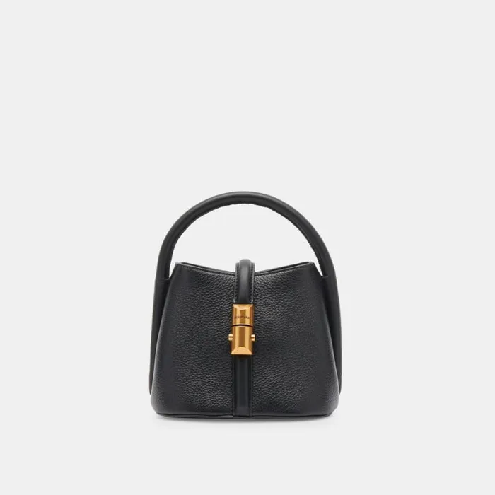 Dolce Vita Neve Crossbody Black Leather Women Handbags