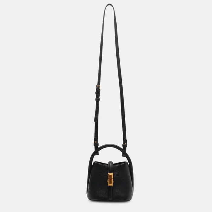 Dolce Vita Neve Crossbody Black Leather Women Handbags