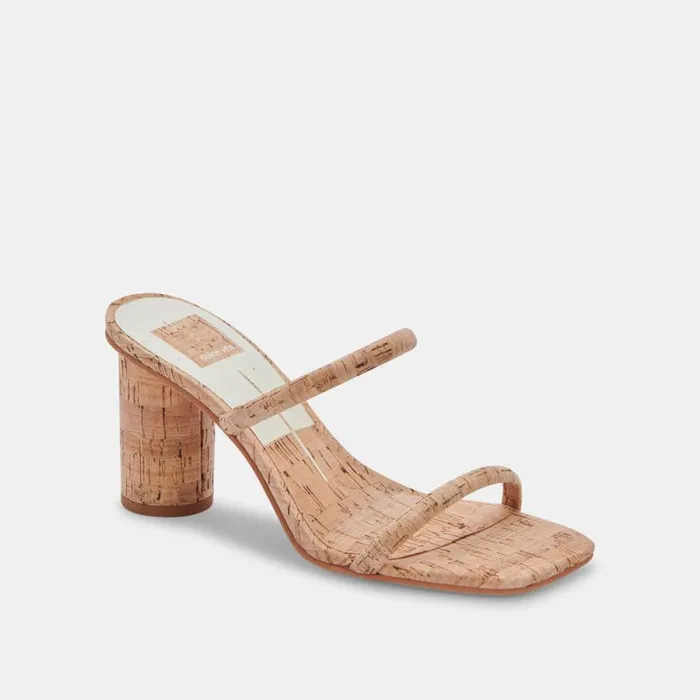 Dolce Vita Noles Heels Natural Cork Women Heels