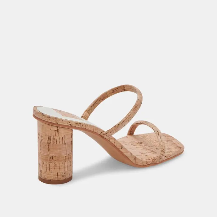 Dolce Vita Noles Heels Natural Cork Women Heels