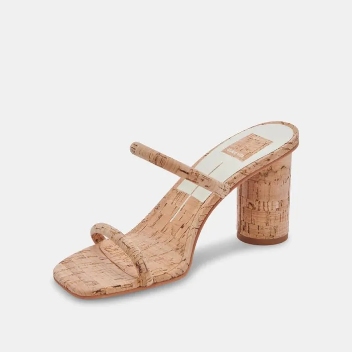 Dolce Vita Noles Heels Natural Cork Women Heels