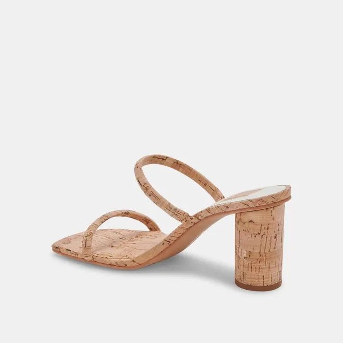 Dolce Vita Noles Heels Natural Cork Women Heels
