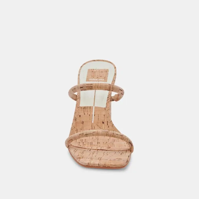 Dolce Vita Noles Heels Natural Cork Women Heels