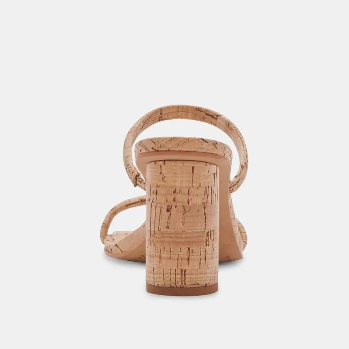 Dolce Vita Noles Heels Natural Cork Women Heels