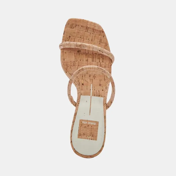 Dolce Vita Noles Heels Natural Cork Women Heels