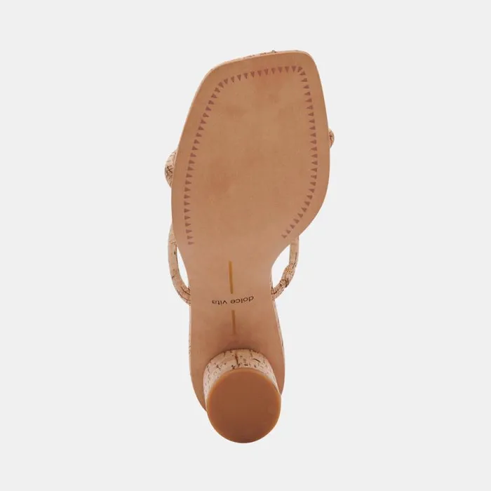 Dolce Vita Noles Heels Natural Cork Women Heels