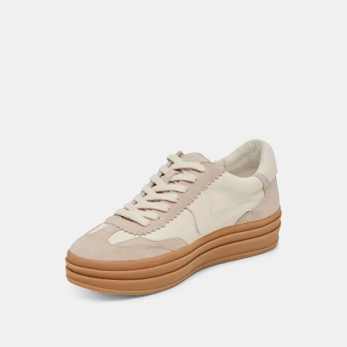 Dolce Vita Notice X Sneakers Ivory Multi Leather Women Sneakers