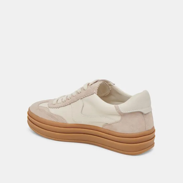 Dolce Vita Notice X Sneakers Ivory Multi Leather Women Sneakers