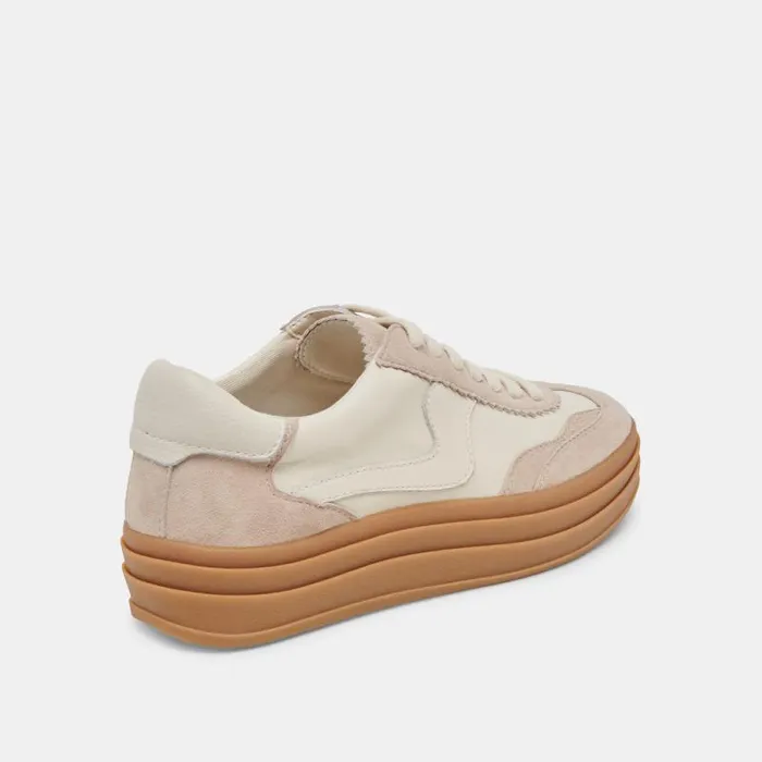 Dolce Vita Notice X Sneakers Ivory Multi Leather Women Sneakers