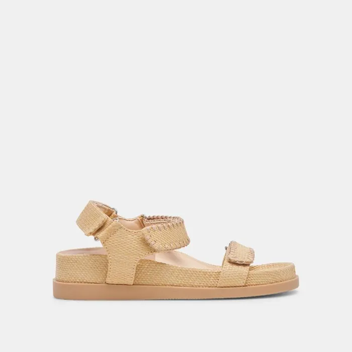 Dolce Vita Senora Sandals Lt Natural Raffia Women Sandals