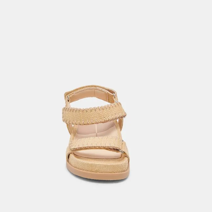 Dolce Vita Senora Sandals Lt Natural Raffia Women Sandals