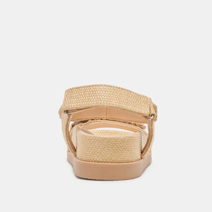 Dolce Vita Senora Sandals Lt Natural Raffia Women Sandals