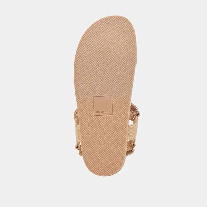 Dolce Vita Senora Sandals Lt Natural Raffia Women Sandals