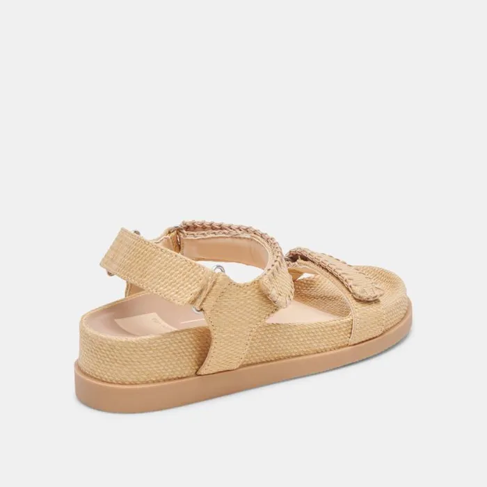 Dolce Vita Senora Sandals Lt Natural Raffia Women Sandals