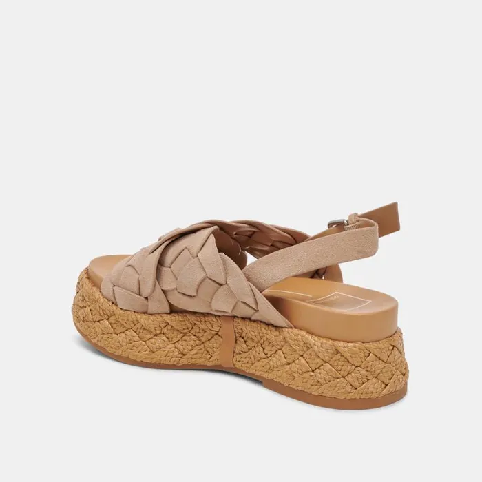 Dolce Vita Winder Sandals Camel Suede Women Sandals