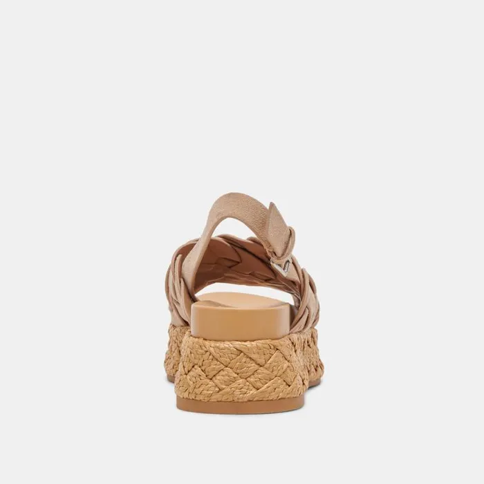 Dolce Vita Winder Sandals Camel Suede Women Sandals