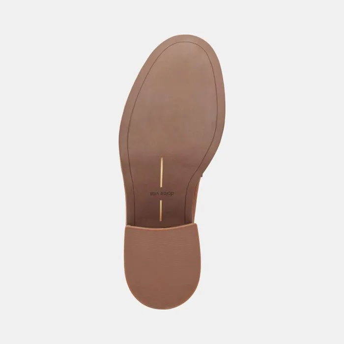 Dolce Vita Yanni Loafers Chestnut Suede Women Flats and Loafers