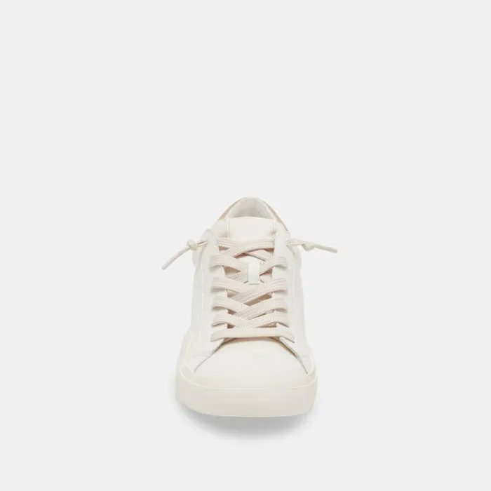 Dolce Vita Zina Foam 360 Sneakers White Dune Recycled Leather Women Sneakers