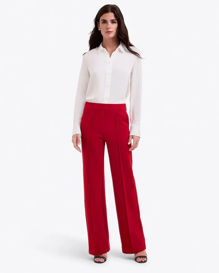 Draper James Books Women Flare Pants In Ponte