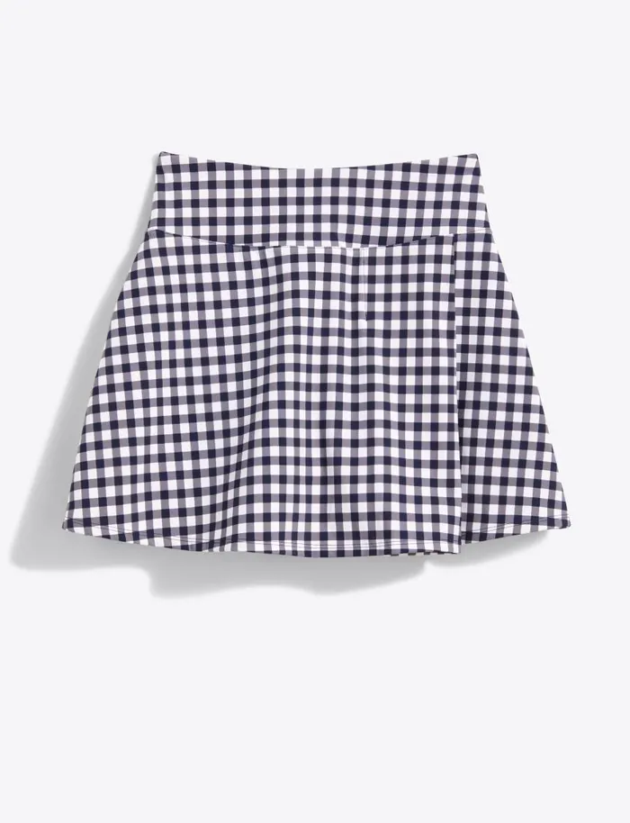 Draper James Bottoms and Skirts Women Side Slit Skort In Navy Gingham