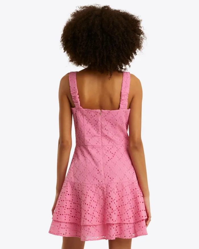 Draper James Dresses Women Ashland Sleeveless Mini Dress In Eyelet