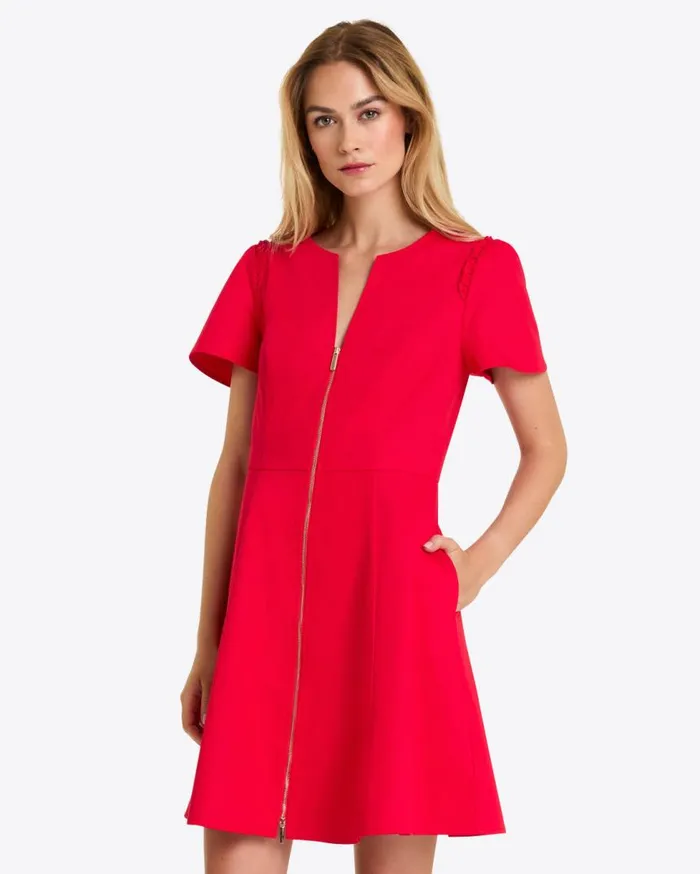 Draper James Dresses Women Mae Love Circle Dress In Red