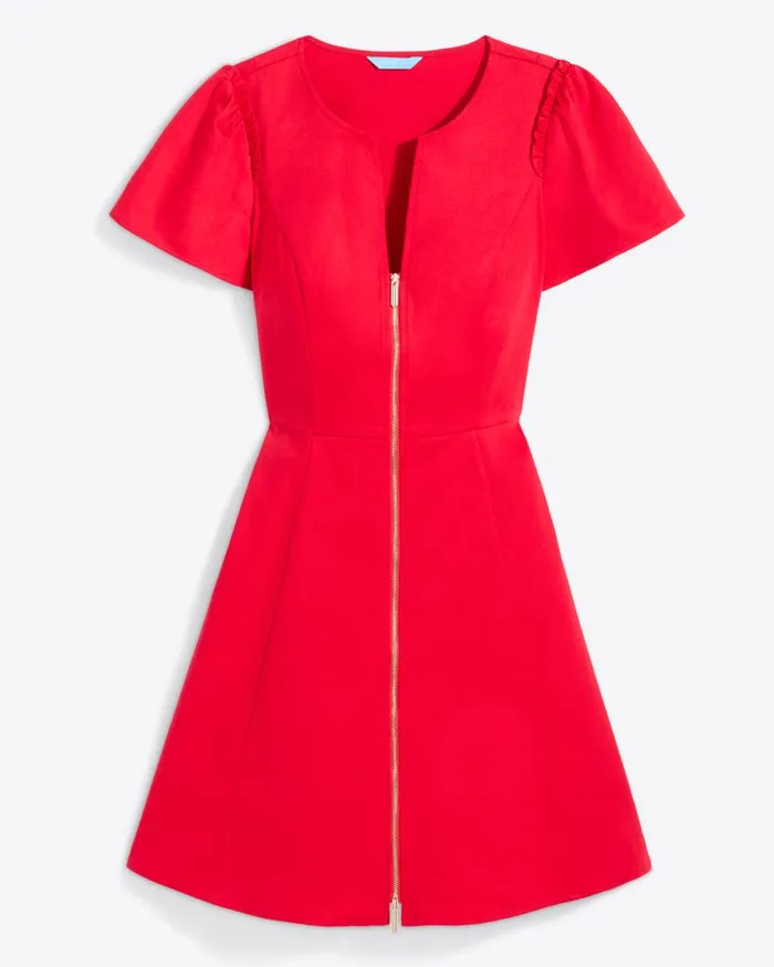 Draper James Dresses Women Mae Love Circle Dress In Red