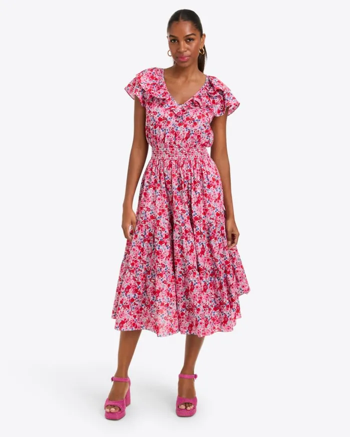 Draper James Dresses Women Marie Midi Dress In Cotton