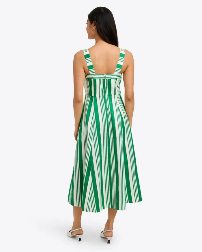Draper James Dresses Women Rosalind Love Circle Dress In Ottoman Stripe