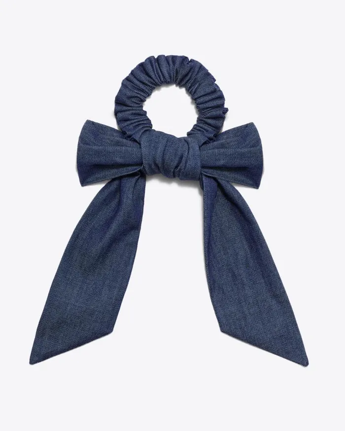 Draper James Hats and Hair Women Scarf Scrunchie In Chambray