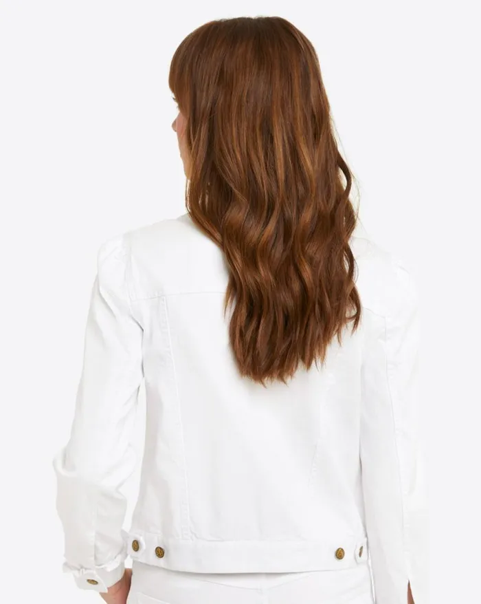 Draper James Jackets and Outerwear Women White Denim Jacket