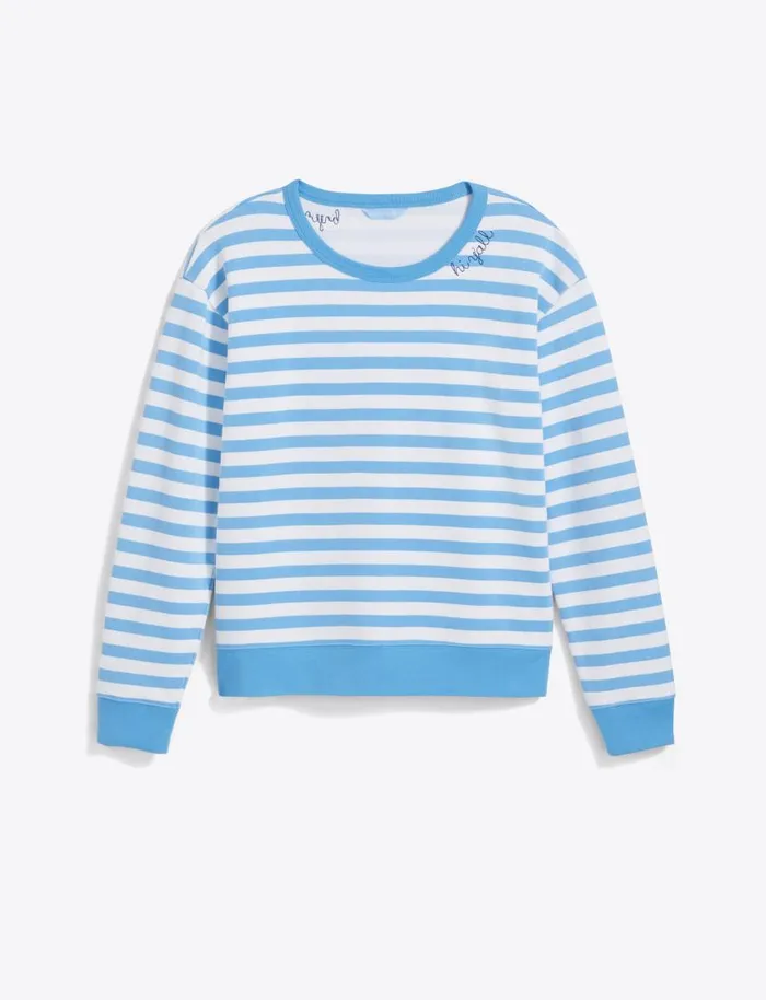 Draper James Lounge and Pajamas Women Hi Y039all Bye Y039all Embroidered Kelsea Sweatshirt