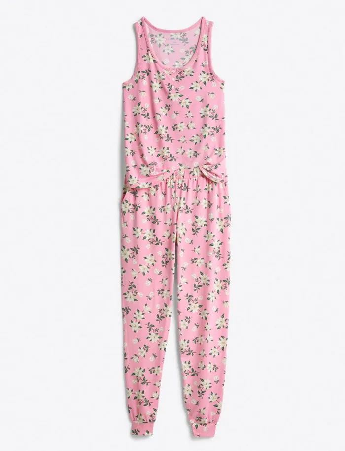 Draper James Lounge and Pajamas Women Hillary Pajama Set In Pink Magnolia