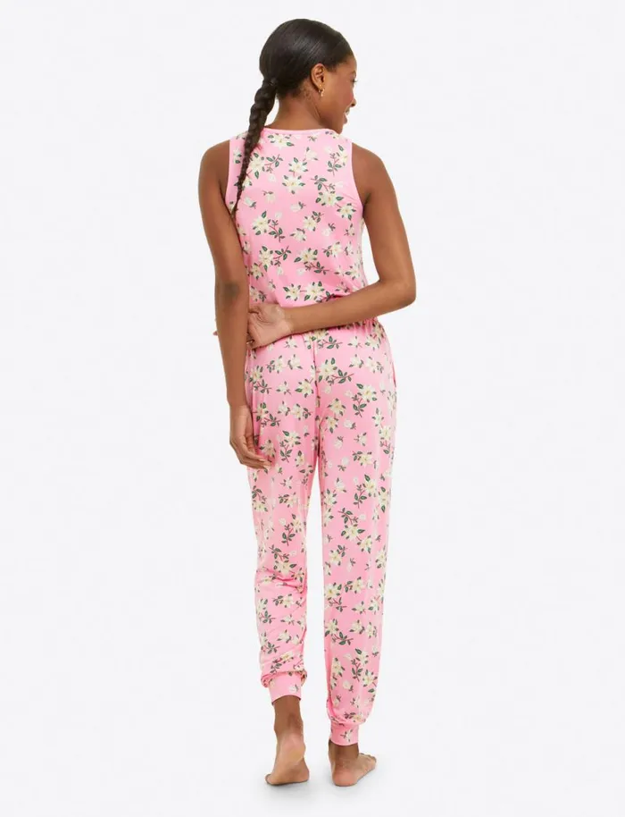 Draper James Lounge and Pajamas Women Hillary Pajama Set In Pink Magnolia