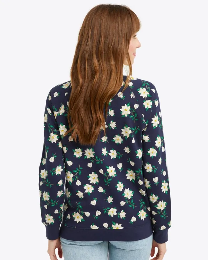 Draper James Lounge and Pajamas Women Natalie Sweatshirt In Magnolia