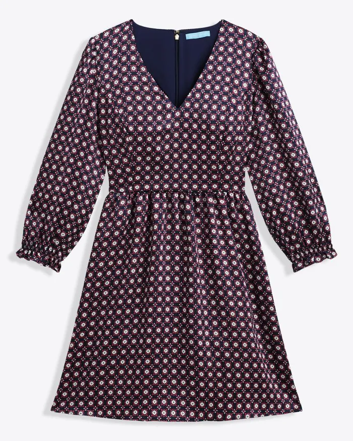 Draper James Midi and Maxi Women Connie LongSleeve Dress