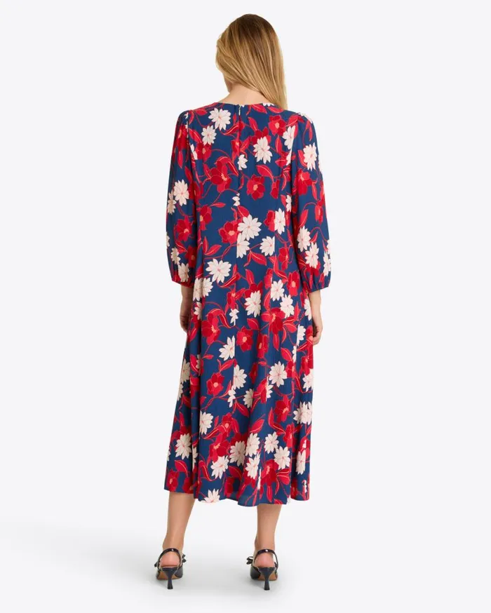 Draper James Midi and Maxi Women Matilda Midi Dress In Crinkle Pliss