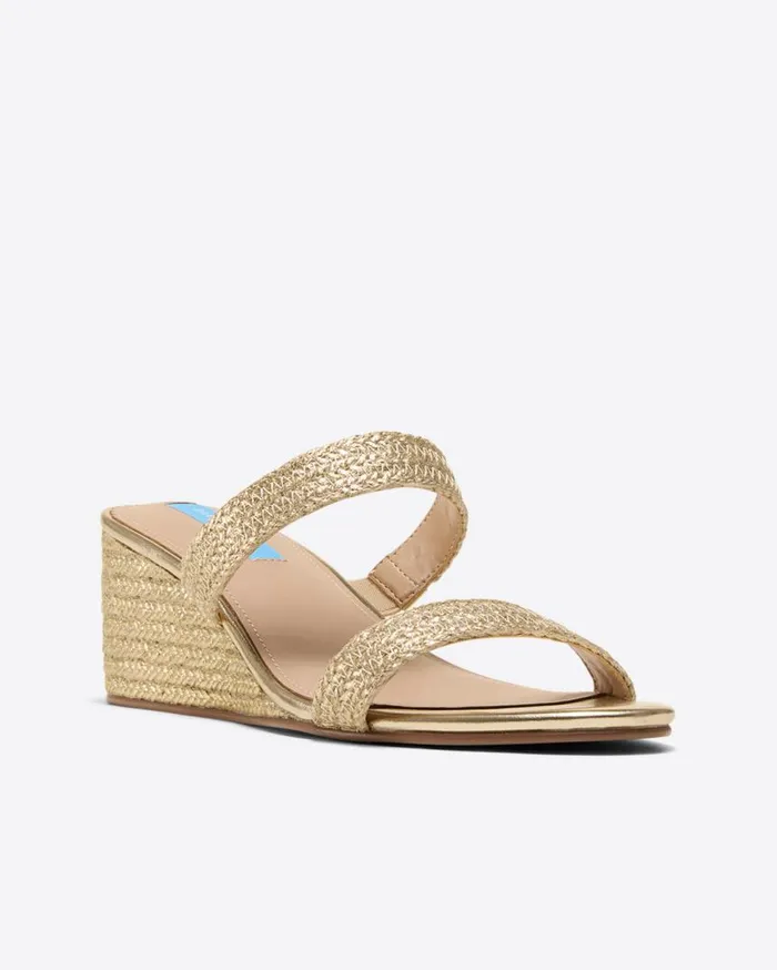 Draper James Shoes Women Margaret Wedge Sandal In Gold