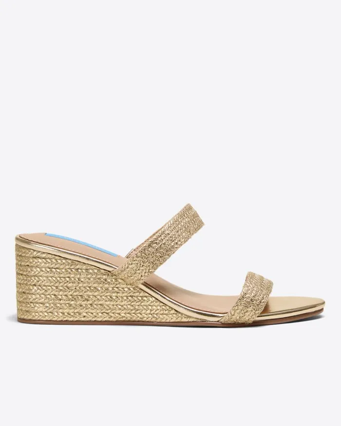 Draper James Shoes Women Margaret Wedge Sandal In Gold