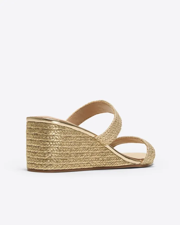 Draper James Shoes Women Margaret Wedge Sandal In Gold